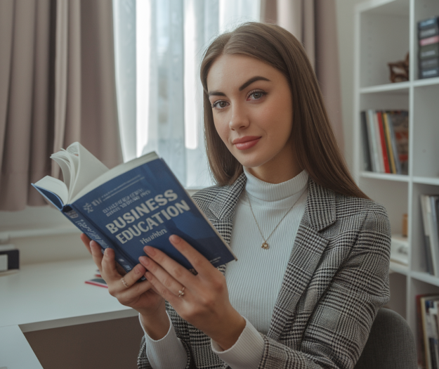 Business student girl